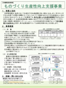 ものづくり生産性向上支援事業のサムネイル